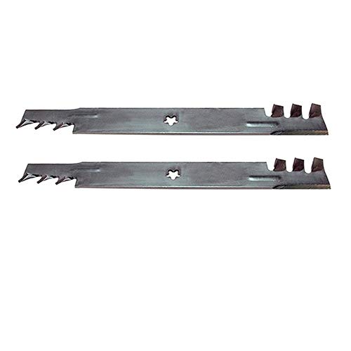 (2) Fits Gator Style Mulching 3-in-1 Blades to Replace 134149 138971 for Craftsman AYP Fits Husqvarna