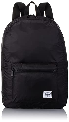 Herschel Packable Casual Daypack, Black/Black, 17.75″ x 12.5″, 24.5L