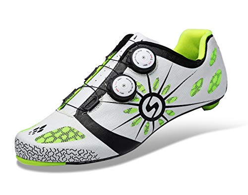 SIDEBIKE Cycling Shoes with Carbon Soles for Road (US11/EU44/Ft28cm)