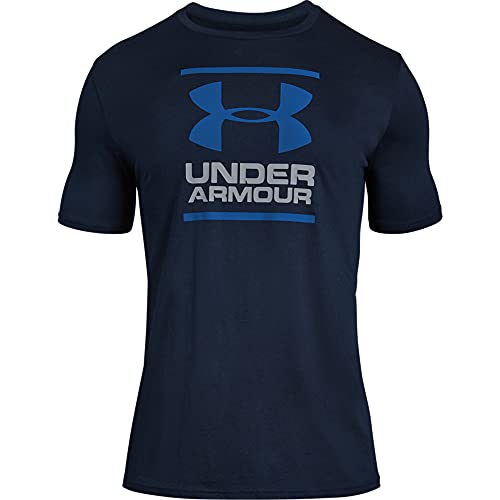 Under Armour mens Global Foundation Short-sleeve T-shirt , Academy Blue (408)/Royal Blue , X-Large