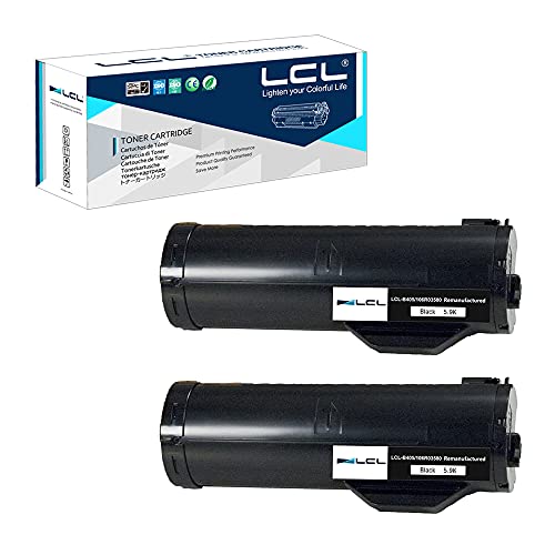 LCL Remanufactured Toner Cartridge Replacement for VersaLink B405 B400 B400DN B400N B405DN 106R03580 (2-Pack Black)
