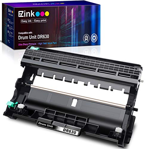 E-Z Ink (TM Compatible Drum Unit (Not Toner) Replacement for Brother DR630 DR 630 Compatible with HL-L2300D HL-L2320D HL-L2340DW HL-L2360DW HL-L2380DW MFC-L2740DW MFC-L2700DW DCP-L2540DW (1 Pack)