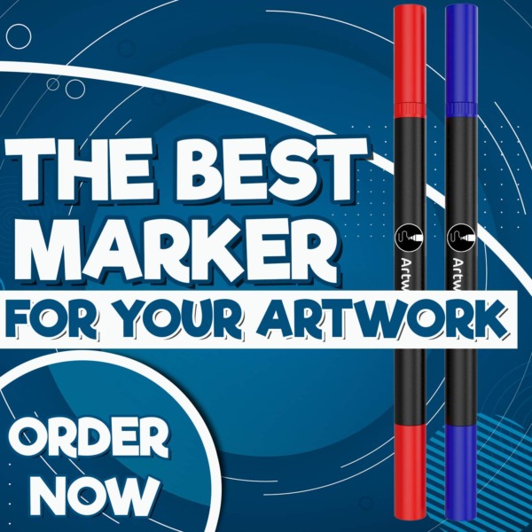 Nylea Artwerk 15 Pack Brush Calligraphy Art Pens – Bullet Journal Pen Dual Tip Pastel Colored Fine Point 0.4 Blending Markers for Beginners, Art Supplies, Adult Coloring Books