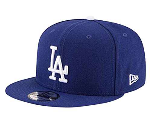 New Era 9Fifty Hat Los Angeles Dodgers Basic Snapback Adjustable Royal Blue Cap