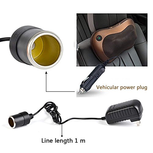 Yelesley AC to DC Converter 12V 2A 24W Car Cigarette Lighter Socket 110-240V to 12V AC/DC Power Adapter | The Storepaperoomates Retail Market - Fast Affordable Shopping