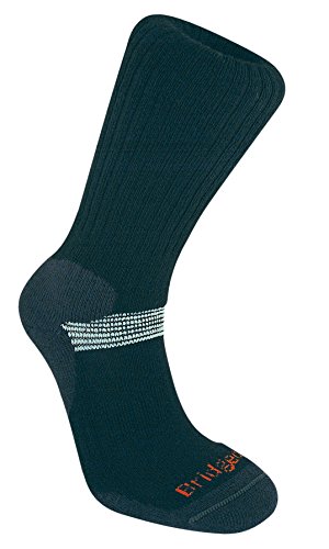 Bridgedale Men’s Cross Country Ski – Merino Endurance Socks, Black, Large
