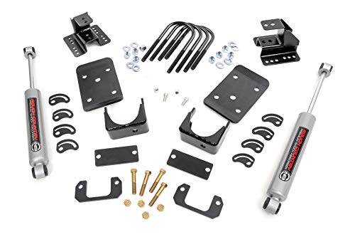 Rough Country 2″ Front 4″ Rear Lowering Kit for 07-15 Chevy/GMC 1500 2WD – 72330