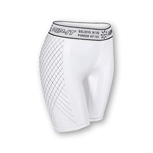 RIP-IT Womens Period Protection Pro Softball Sliding Shorts (White, Medium)