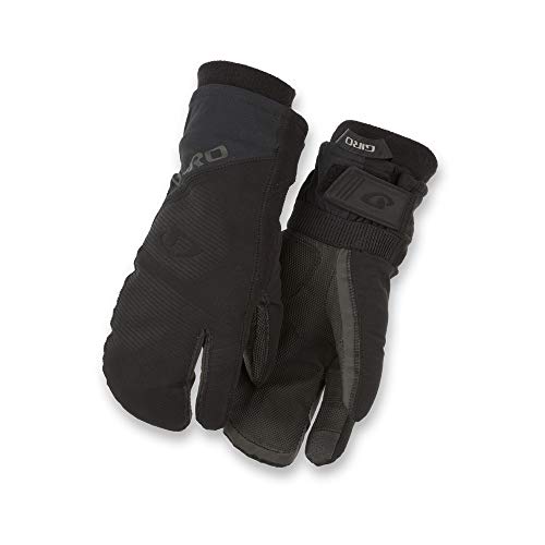 Giro 100 Proof Adult Unisex Winter Cycling Gloves – Black (2023), Small