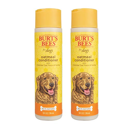 Burt’s Bees for Dogs Oatmeal Conditioner with Colloidal Oat Flour & Honey | Dog Oatmeal Shampoo, Cruelty Free, Sulfate & Paraben Free, pH Balanced for Dogs – Made in the USA | 10 Oz – 2 Pack