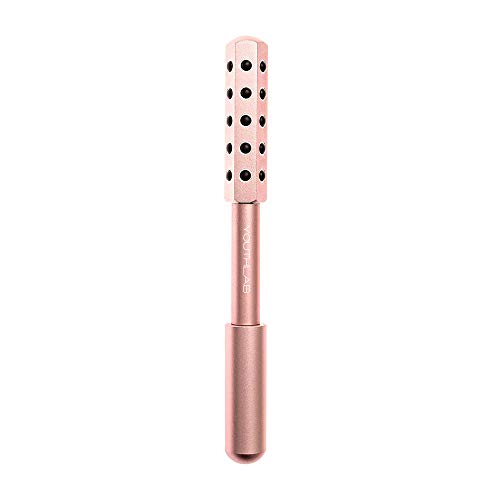 YOUTHLAB Radiance Roller – Germanium Stone Uplifting Face Massager Beauty Roller (Rose Gold)