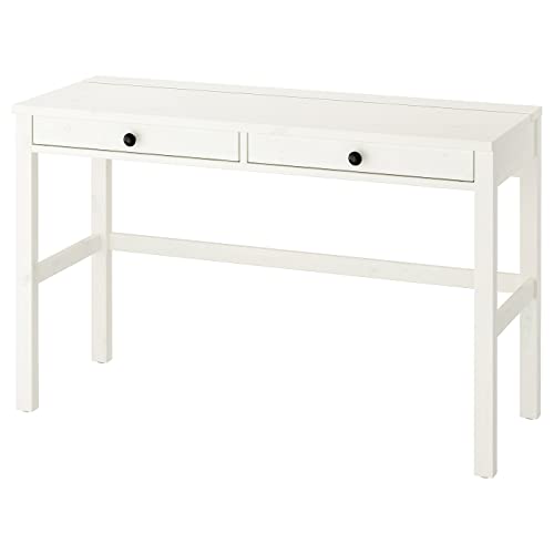 IKEA Hemnes Desk with 2 Drawers White Stain Size 47 1/4×18 1/2″ 903.632.23