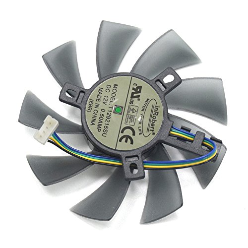 inRobert DIY Two Ball Bearing Graphic Card Fan 85mm Diameter 40x40x40mm Cooling Fan for Gigabyte GeForce GTX1060 1050 Video Card