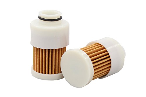 MOTOKU 2 Pack 68V-24563-00-00 Fuel Filter Element for Yamaha 2000-2004 75 Bodensee 90 HP 115 EFI Outboard F50 F60 F75 F90 F115 4 Stroke Replaces for Mercury Marine 881540 Sierra 18-7979