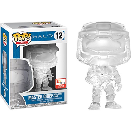 Funko Pop Games: Halo – Master Chief with Active Camo E3 2018 Limited Edition Exclusive