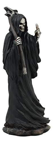 Ebros The Night Watchman Grim Reaper with Scythe Flipping Off Middle Finger Statue 8.25″ Tall Gothic Skeleton Caped Assassin Figurine | The Storepaperoomates Retail Market - Fast Affordable Shopping