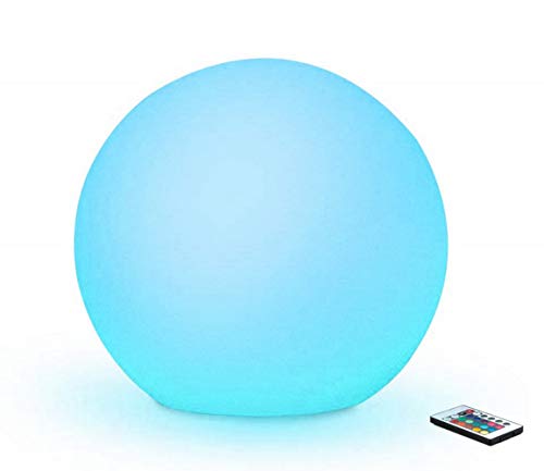 LED Ball Light, 4.7-Inch Rechargeable Mood Lights Multicolor Changing IP65 Waterproof Indoor/Outdoor Light for Home/Party/Pool/Wedding/Lawn Decoration