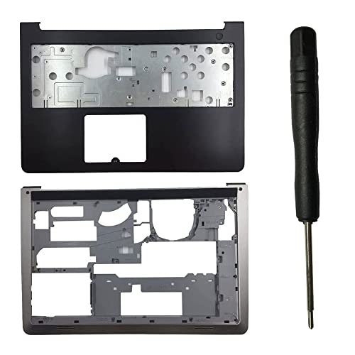 New Laptop Replacement Parts for Dell Inspiron 15-5000 5545 5547 5548 (Palmrest Upper Cover Case+Bottom Base Cover Case)