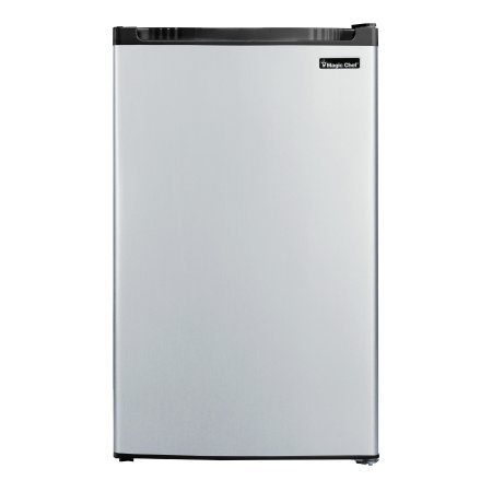 Magic Chef MCBR440S2 Refrigerator, 4.4 cu. ft, Stainless Look
