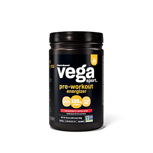 Vega Sport Hydration Electrolyte Powder Lemonade (50 Servings) Post Workout Recovery Drink for Women & Men, Vitamin C, Vegan, Keto, Sugar Free, Gluten Free, Non GMO, 4.9oz (Packaging May Vary)