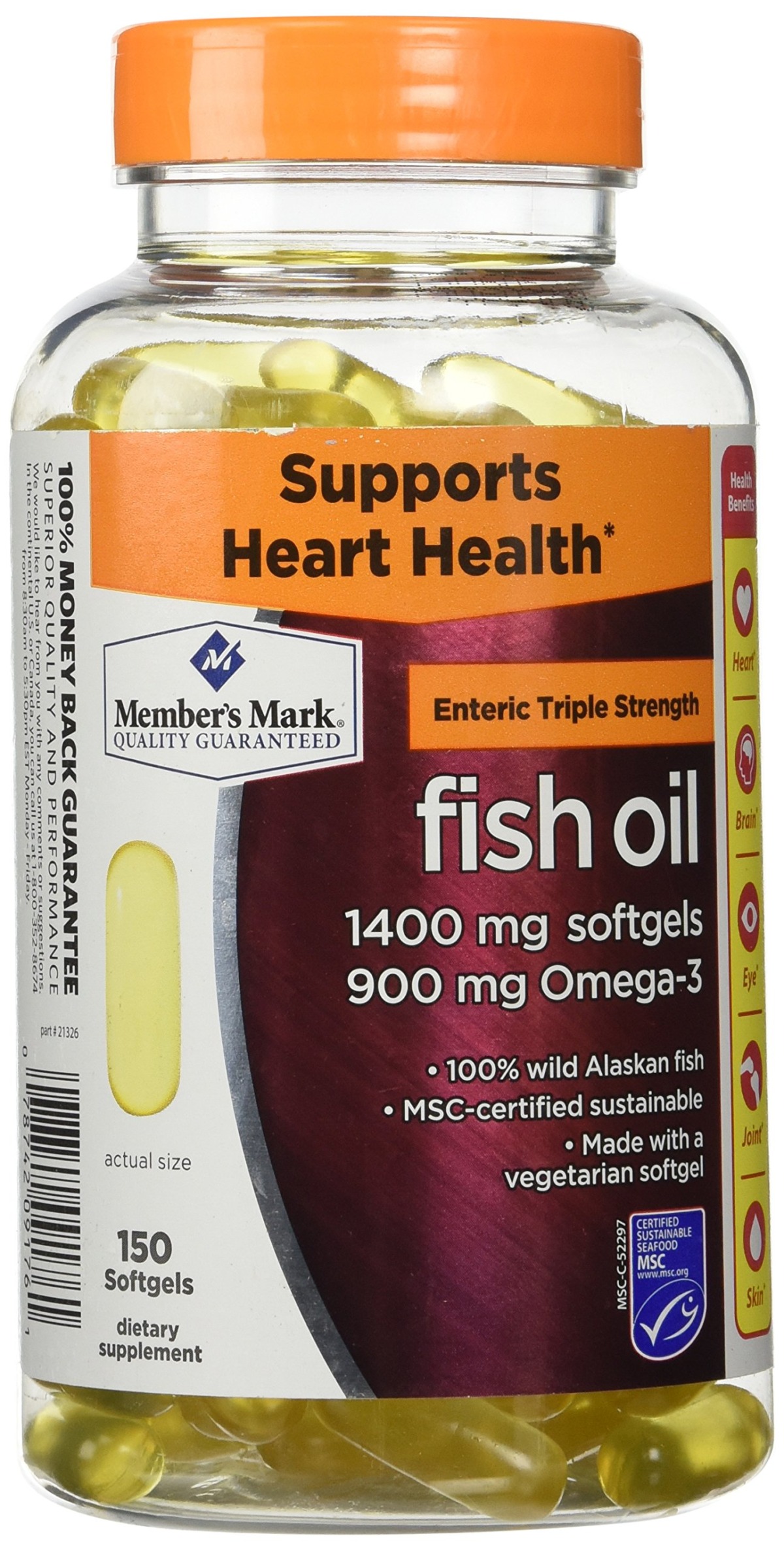 Members Mark Triple Strength Fish Oil 1400mg – 150 Ct | The Storepaperoomates Retail Market - Fast Affordable Shopping