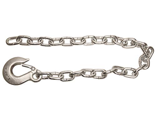 Buyers Products 3/8×22 Inch Class 4 Trailer Safety Chain with 1 Inch Forged Slip Hook-30 Proof