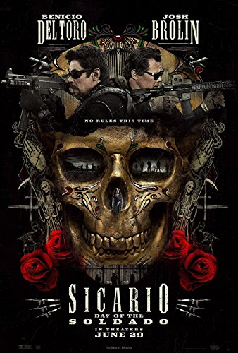 Sicario Day of the Soldado Movie Poster Limited Print Photo Benicio Del Toro, Josh Brolin Size 11×17#1