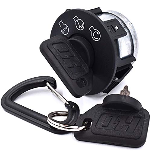 HD Switch Starter Ignition Keys Switch Replaces Toro TX1000 Wide Track Loader 22327, 22328, with 2 Keys & Free Carabiner