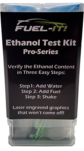 Pro-Series Ethanol Test Kit with 2 Reusable Testers for Ethanol, E85, Gasoline, Race Gas, Ethanol-Free Fuel Tester