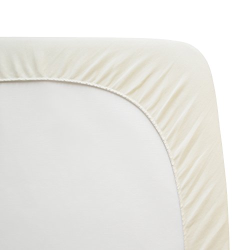 American Baby Company Twin Pack Knit Fitted Natural Color Sheet Made with Organic Cotton, Cradle | The Storepaperoomates Retail Market - Fast Affordable Shopping