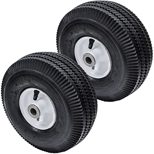 2PK Flat Free Front Wheel Tire for Toro Time Cutter Z 4.10/3.50-4 105-3471
