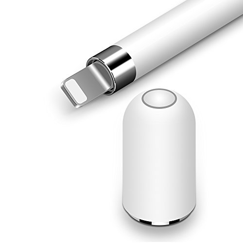 TITACUTE Replacement for Apple Pencil Cap iPencil Magnetic Cap for Apple Pen Stylus for iPad Pro 10.5″ 12.9″ 9.7″ White