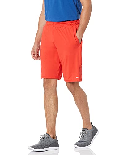 Amazon Essentials Men’s Tech Stretch Training Short (Available in Big & Tall), Red, Large