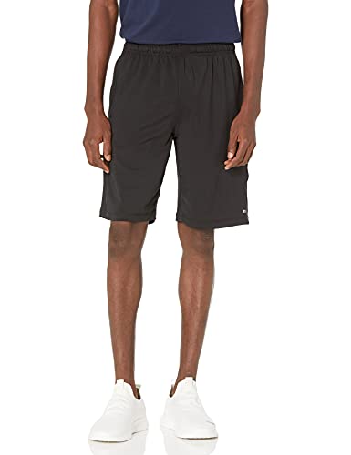Amazon Essentials Men’s Tech Stretch Training Short (Available in Big & Tall), Black, Large