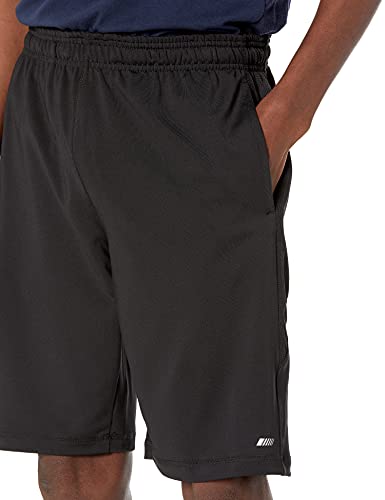 Amazon Essentials Men’s Tech Stretch Training Short (Available in Big & Tall), Black, Large | The Storepaperoomates Retail Market - Fast Affordable Shopping