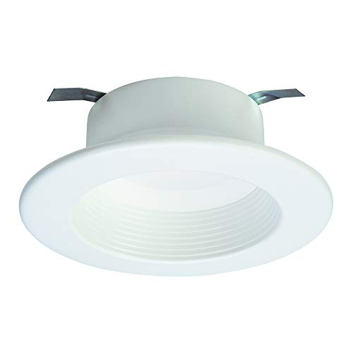 RL 4 in. White Integrated LED Recessed Ceiling Light Retrofit Trim with Selectable CCT (2700K-5000K)