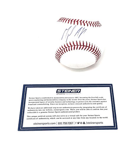 Miguel Andujar New York Yankees Signed Autograph Official MLB Baseball Steiner Sports Certified
