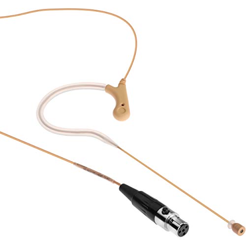 SENAL UEM-155-TA4F-BE Omni Earset Microphone with TA4F Connector for Shure Transmitters (Beige)
