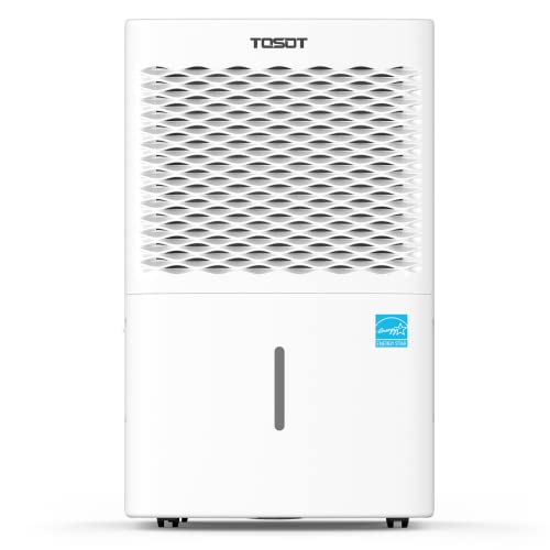TOSOT 50 Pint with Internal Pump 4,500 Sq Ft Dehumidifier Energy Star – for Home, Basement, Bedroom or Bathroom – Super Quiet (Previous 70 Pint)