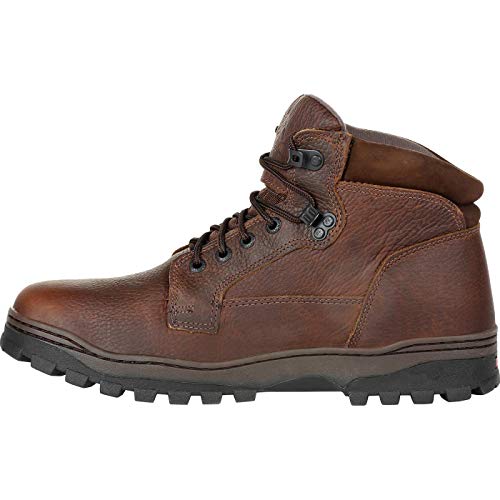 Rocky Men’s Outback Plain Toe Gore-tex Waterproof Outdoor Boot Hiking, Brown, 10.5 Wide