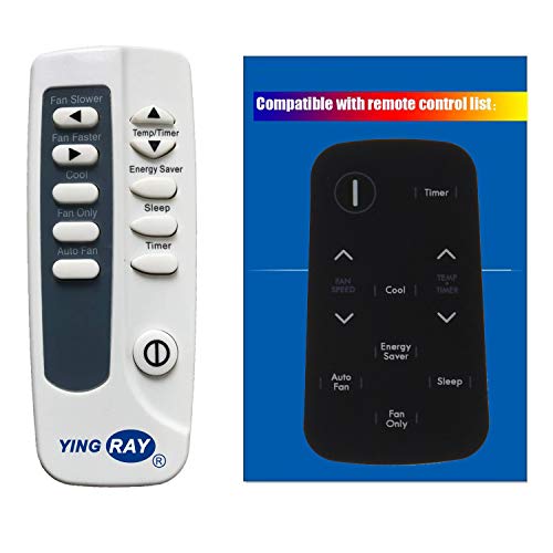 Replacement for Kenmore Air Conditioner Remote Control 5304476181 for Model 253.70121013 253.70121014 253.70121015 253.70121016 253.70128 253.70128110 253.70128111 253.70151 253.70151010 253.70151011