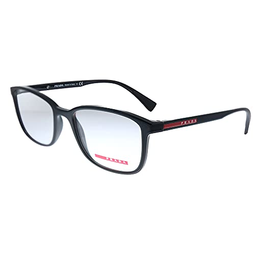 Prada Linea Rossa Lifestyle PS 04IV 1AB1O1 Black Plastic Rectangle Eyeglasses 55mm