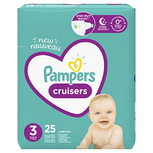 Pampers Pampers Cruisers Diapers Size 3, 25 ct (Pack of 4)