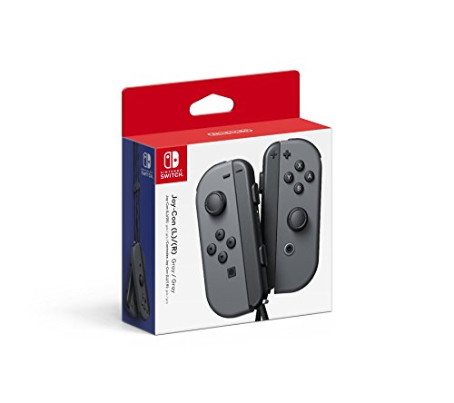 Nintendo Switch Joy-Con (L/R) Gaming Controller, Gray (Renewed)