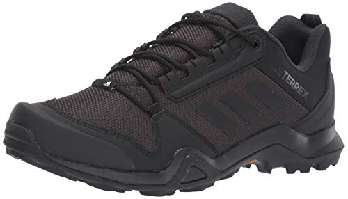 adidas outdoor Men’s Terrex Ax3 Hiking Boot, Black/Black/Carbon, 9 M US