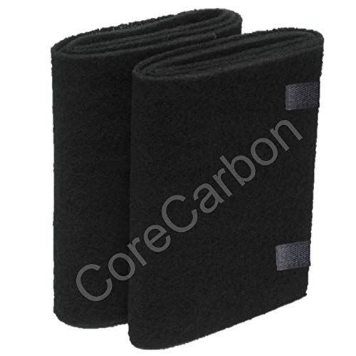 CoreCarbon 2-Pack Exact Fitment Pre-Filter Designed to Fit Honeywell 21500 or TWO HRF-F1 (Labeled “F”) Air Purifier Round Replacement Filters