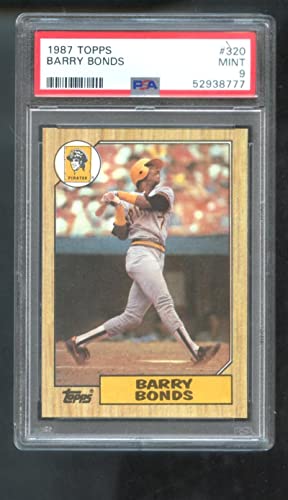 Barry Bonds Graded PSA 9 MINT (Baseball Card) 1987 Topps – [Base] #320