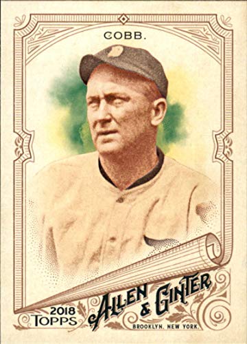 2018 Topps Allen and Ginter #290 Ty Cobb Tigers Baseball Card