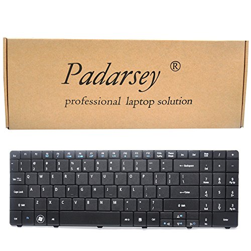 Padarsey Replacement Keyboard Compatible with ACER Aspire 5516 5517 5532 5534 5732 7315 7715 5241 5541 5541G 5732G 5334 5734 Emachines E525 E625 E627 E725 E527 E727 PK130CK2A10 Series Black US Layout