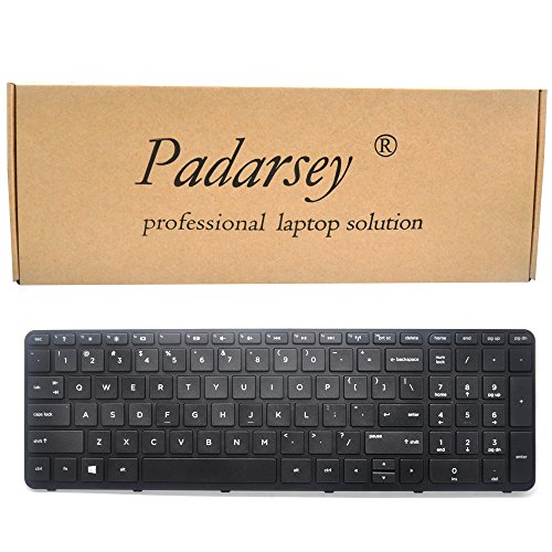 Padarsey Replacement Keyboard with Frame Compatible with HP Pavilion 17-E 17-E000 17-e100 17z-e000 17-e017cl 17-e017dx 17-e019dx 17-e020dx 17-e017cl 17-e017dx 17-e033ca 17-e033nr 17-e012sg 17-e020dx